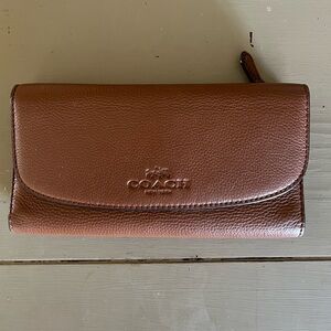 Lightly Used Coach Leather Wallet